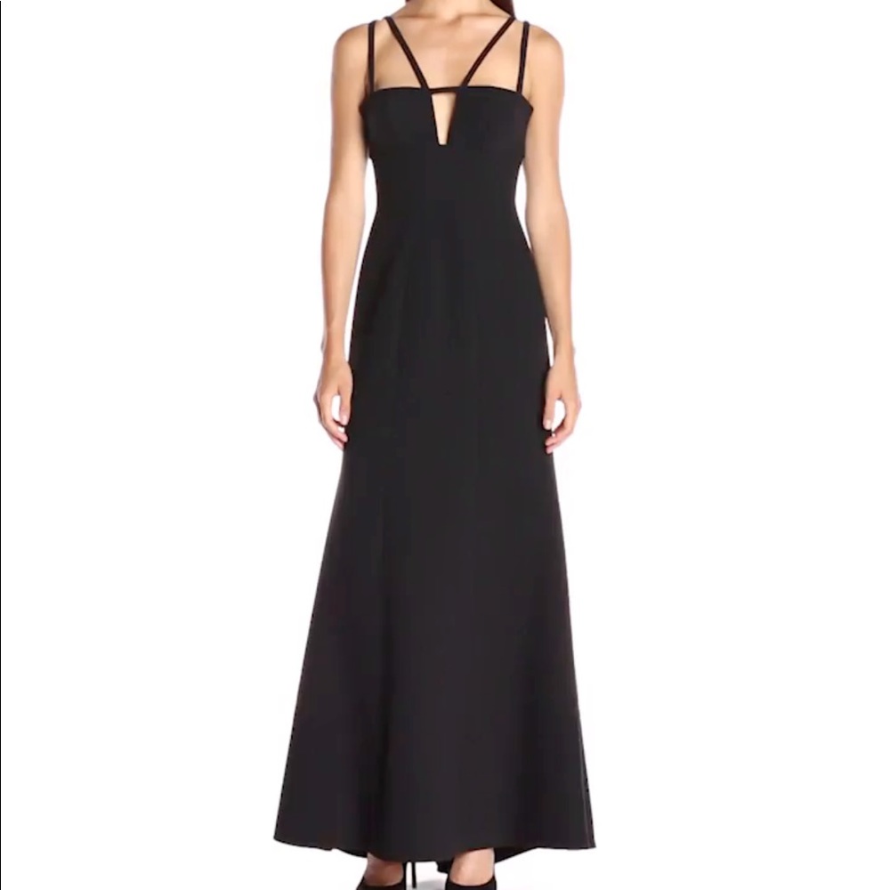 BCBG MAX AZRIA Leola Double Strap Cut Out Dress